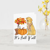 Das Herbst-Shirt fallen T-Shirts für Frauenarbeits Karte (Gelbe Blume)