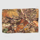 Das Herbstgemälde eines Jägers auf einem Golfhandtuch (Horizontal)