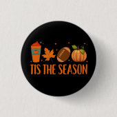 Das HerbstHalloween der Saison Button (Vorderseite)