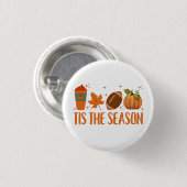Das HerbstHalloween der Saison Button (Vorne & Hinten)