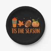 Das HerbstHalloween der Saison Pappteller (Vorderseite)