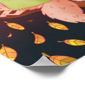 Das Herbstvogel Poster (Ecke)