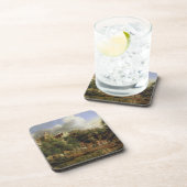 Das Herengracht, Amsterdam (Öl auf Platte) Getränkeuntersetzer (Rechte Seite)