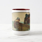 Das Hering-Netz - Keramik 15oz. Tasse (Mittel)