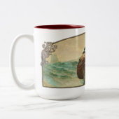 Das Hering-Netz - Keramik 15oz. Tasse (Links)