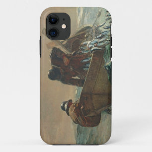 Das Heringnetz, 1885 (Öl auf Leinwand) Case-Mate iPhone Hülle