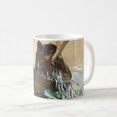 Das Heringsnetz von Winslow Homer. Kaffeetasse (VorderseiteRechts)