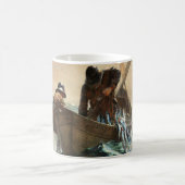 Das Heringsnetz von Winslow Homer. Kaffeetasse (Mittel)