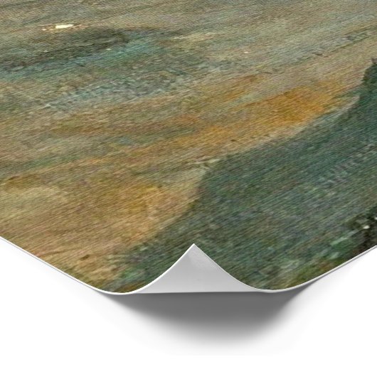 Das Heringsnetz von Winslow Homer Poster (Ecke)