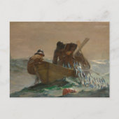 Das Heringsnetz, Winslow Homer Postkarte (Vorderseite)