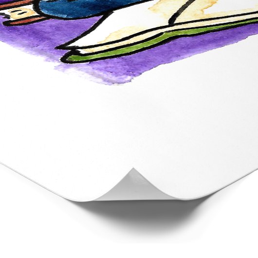 Das Hermit BCN Tarot Poster (Ecke)