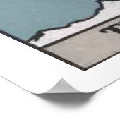 Das Hermit Tarot Card Poster (Ecke)