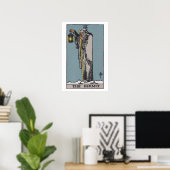 Das Hermit Tarot Card Poster (Heimbüro)