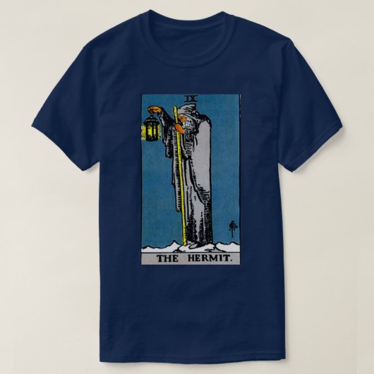 Das Hermit-Tarot T-Shirt (Design vorne)
