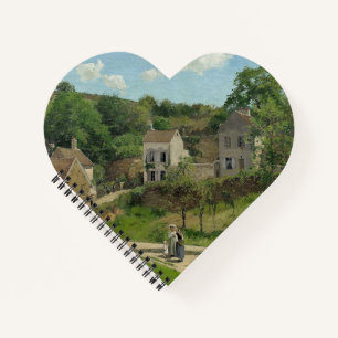 Das Hermitage bei Pontoise Camille Pissarro Notizblock