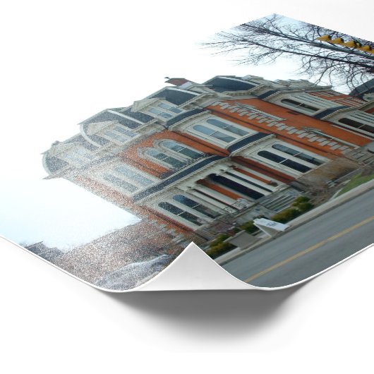 Das Herrenhaus an der Avenue Delaware in Buffalo N Fotodruck (Ecke)