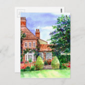 Das Herrenhaus, Heslington, York Postkarte (Vorne/Hinten)