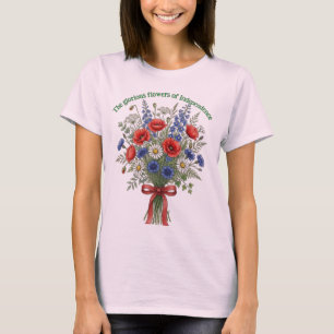 Das herrliche Blumen des Unabhängigkeits-T-Shirt T-Shirt