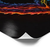 das Herz brennt Poster (Ecke)