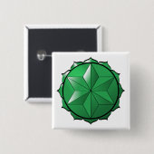 Das Herz Chakra Button (Vorne & Hinten)