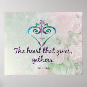 Das Herz, das Gathers gibt Poster (Vorne)