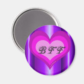 Das Herz der besten Freundschaft Magnet (Vorderseite/Rückseite)