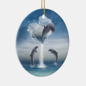 Das Herz der Delphine rund um das Ornament (Rechts)