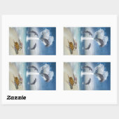 Das Herz der Dolphinen-Aufkleber Rechteckiger Aufkleber (Blatt)