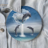 Das Herz der Dolphinen-Taste Button (Beispiel)