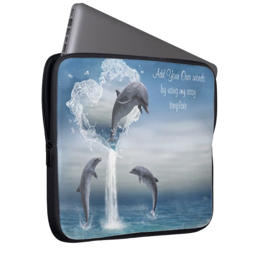 Das Herz der Dolphins Electronics Tasche (Vorne Rechts)