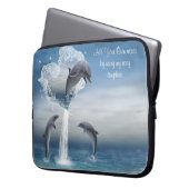 Das Herz der Dolphins Electronics Tasche (Vorderseite Links)
