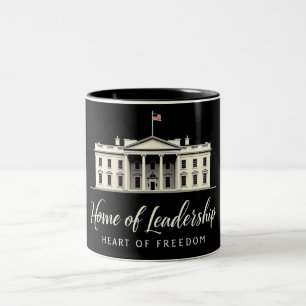 Das Herz der Freiheit Zweifarbige Tasse