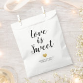 Das Herz der Gold Liebe ist Sweet Gunst Tasche Geschenktütchen (Ausgeschnitten)