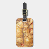 Das Herz der Herde: Elefantenportrait Gepäckanhänger (Vorderseite vertikal)