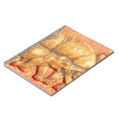 Das Herz der Herde: Elefantenportrait Notizblock (Linke Seite)