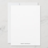 Das Herz der jüdischen Hochzeitseinladung in Jerus Einladung (Rückseite)