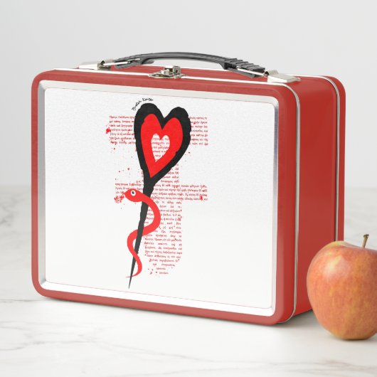 Das Herz der Medizin Metall Brotdose (Beispiel)