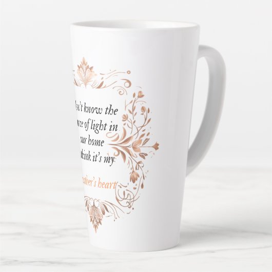 Das Herz der Mutter erhellt Milchtasse (Rechte Ecke)