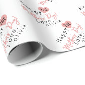 Das Herz der Mutter Geschenkpapier (Rolleneckpunkt)