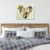 Das Herz der Natur Leinwanddruck (Insitu (Schlafzimmer))