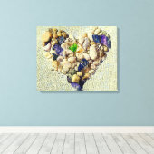 Das Herz der Natur Leinwanddruck (Insitu (Holzboden))