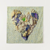 Das Herz der Natur Wandteppich (Vorderseite)