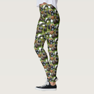 Das Herz der Rasenschüsseln: Eine Vintage FotoColl Leggings