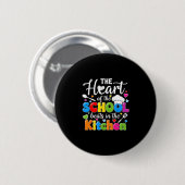 Das Herz der Schule schlägt in der Küche zurück Button (Vorne & Hinten)