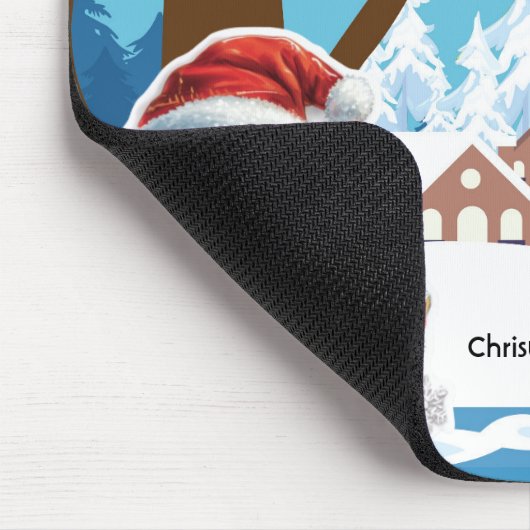 Das Herz der Weihnachtszeit: Geben und lieben Mousepad (Ecke)