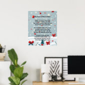 Das Herz der Winternacht Poster (Heimbüro)