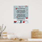 Das Herz der Winternacht Poster (Küche)