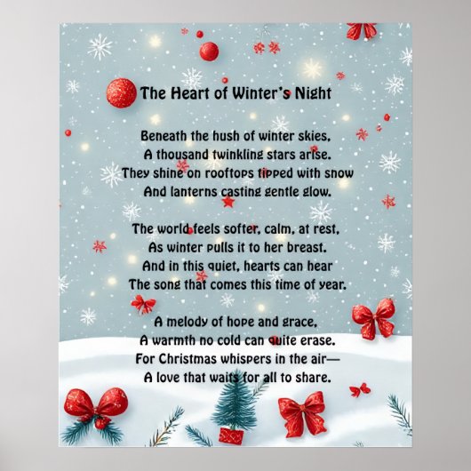 Das Herz der Winternacht Poster (Vorne)