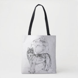 Das Herz der Wolf-Tasche Tasche