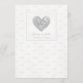 Das Herz des 60. Diamond Wedding lädt ein Einladung